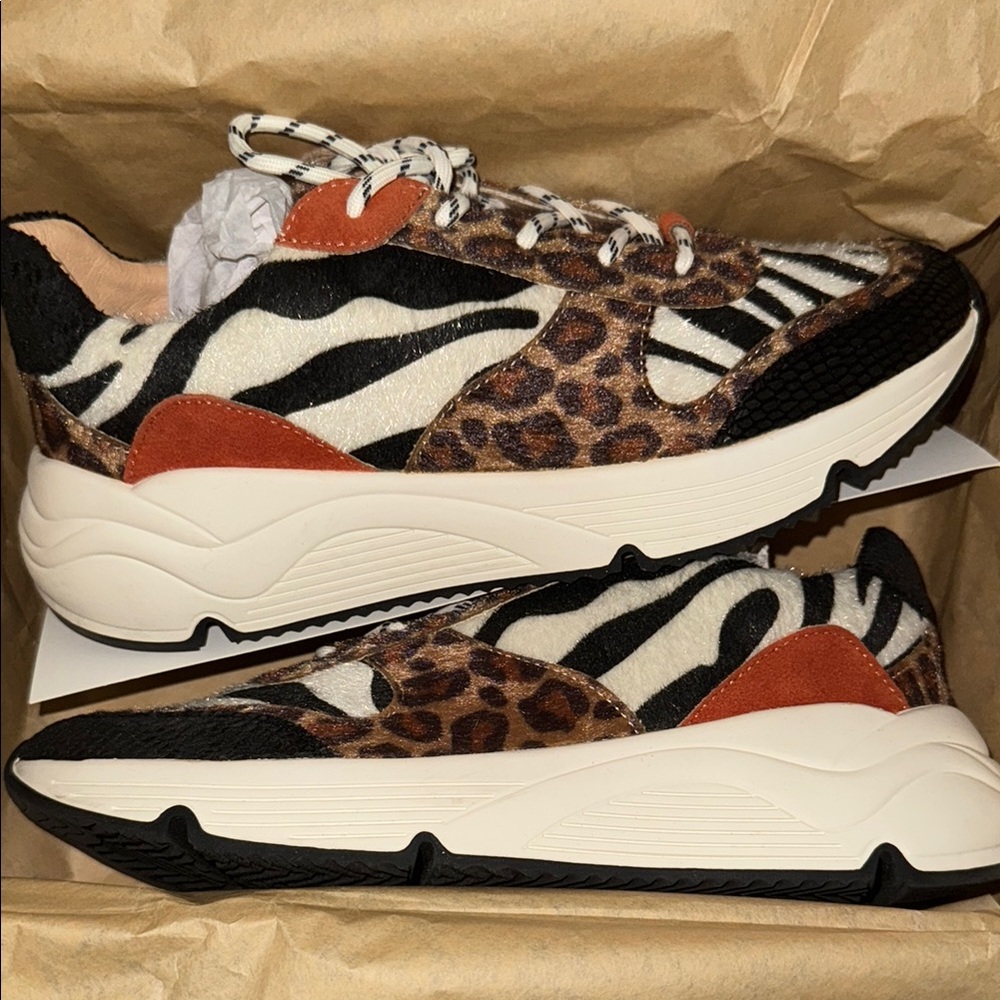 Oasis Society Animal Print Chunky Sneakers - Picture 11 of 11